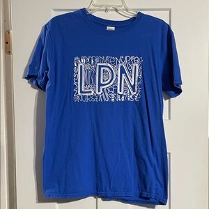 Gildan Blue LPN Graphic Tee